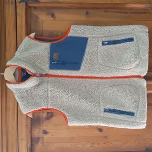 Eddie Bauer shearling vest sz L